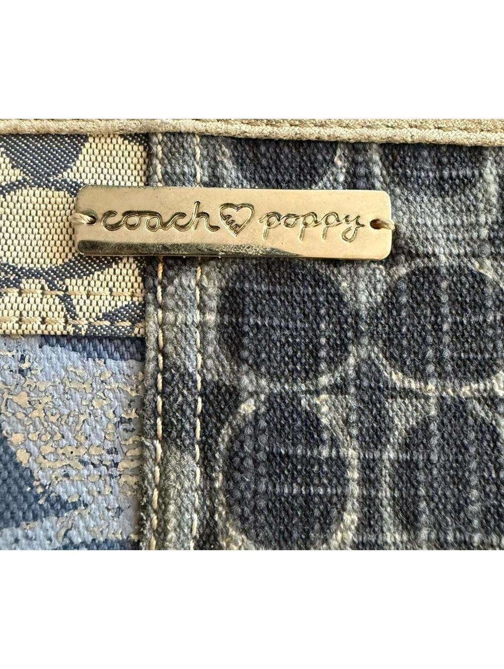 Coach Poppy Y2K Vintage Denim Crossbody With Matching Coin Purse - Picture 3 of 9